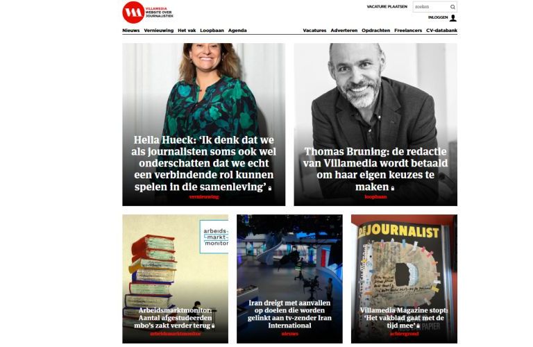 Villamedia voortaan alleen nog digitaal