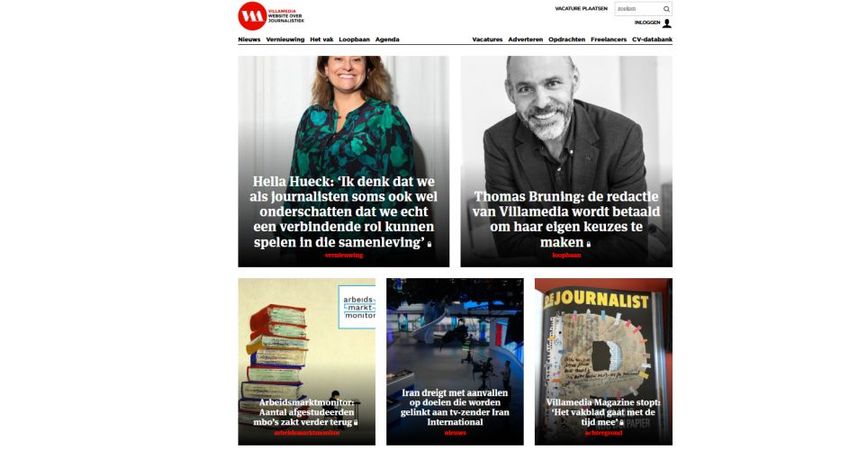 Villamedia voortaan alleen nog digitaal