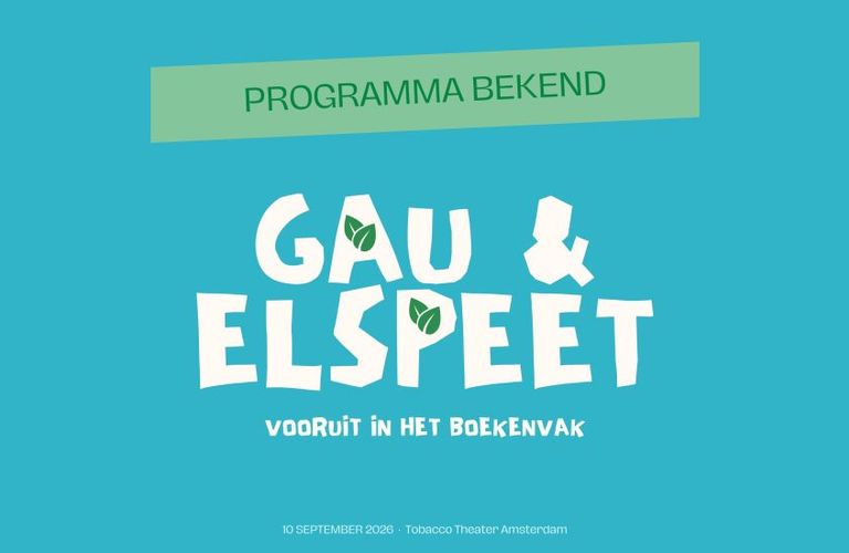 GAU & Stichting Elspeet organiseren ‘Vooruit in het boekenvak’ op 10 september