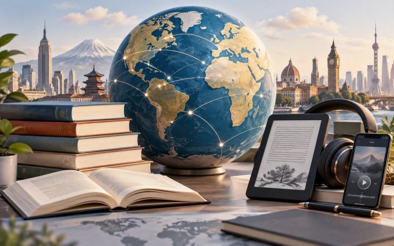 Boekenwereld in beweging
