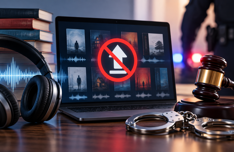 Uploader illegaal aangeboden luisterboeken aangepakt