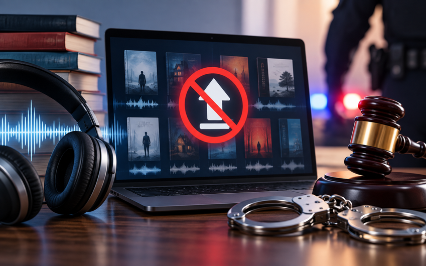 Uploader illegaal aangeboden luisterboeken aangepakt