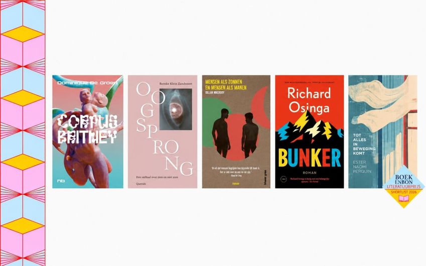 Shortlist Boekenbon Literatuurprijs 2026 bekend 