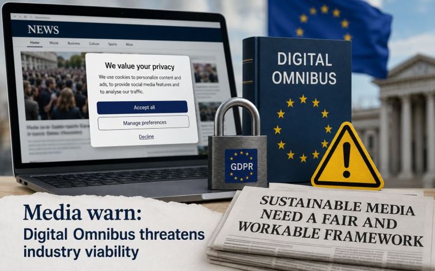 Europese mediabranche waarschuwt voor gevolgen Digital Omnibus