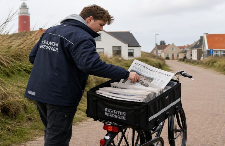 Einde papieren krant op Waddeneilanden: bezorging stopt per 1 juli