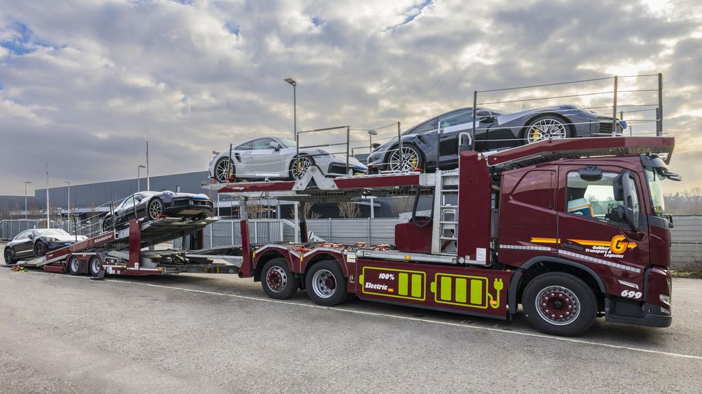 Porsche zet elektrische vrachtwagens in voor transportlogistiek