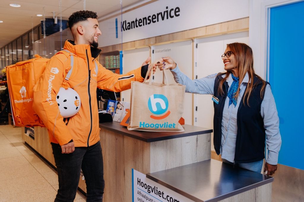 Thuisbezorgd.nl bezorgt boodschappen Hoogvliet