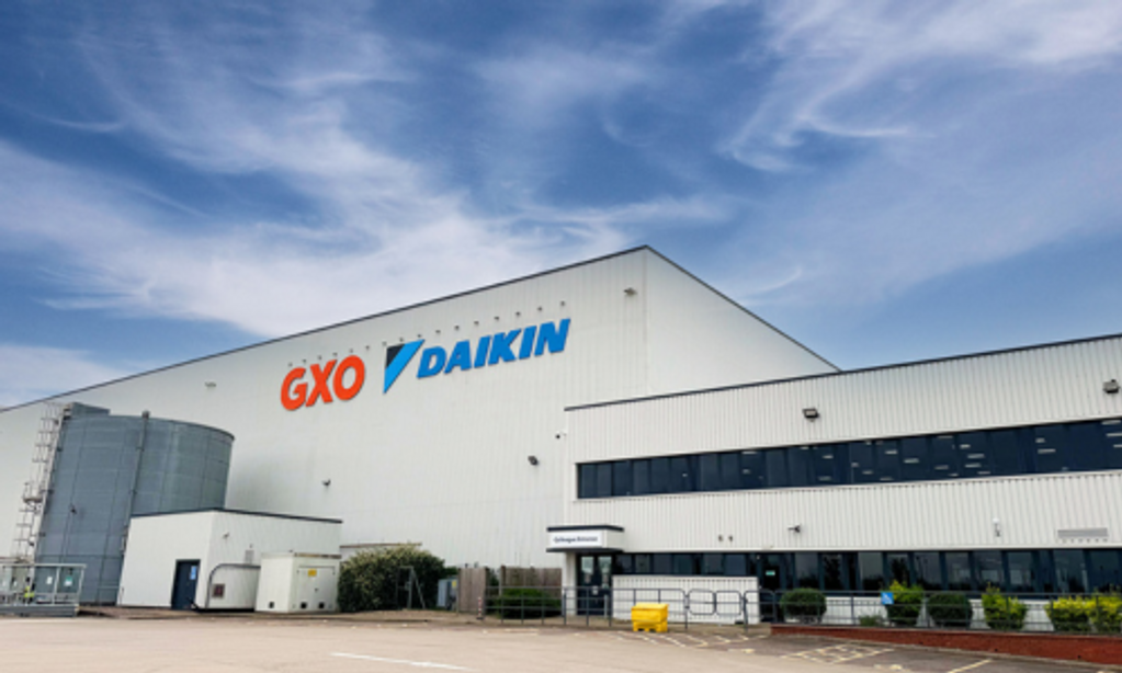 GXO helpt Daikin centraliseren naar één eigen distributiecentrum