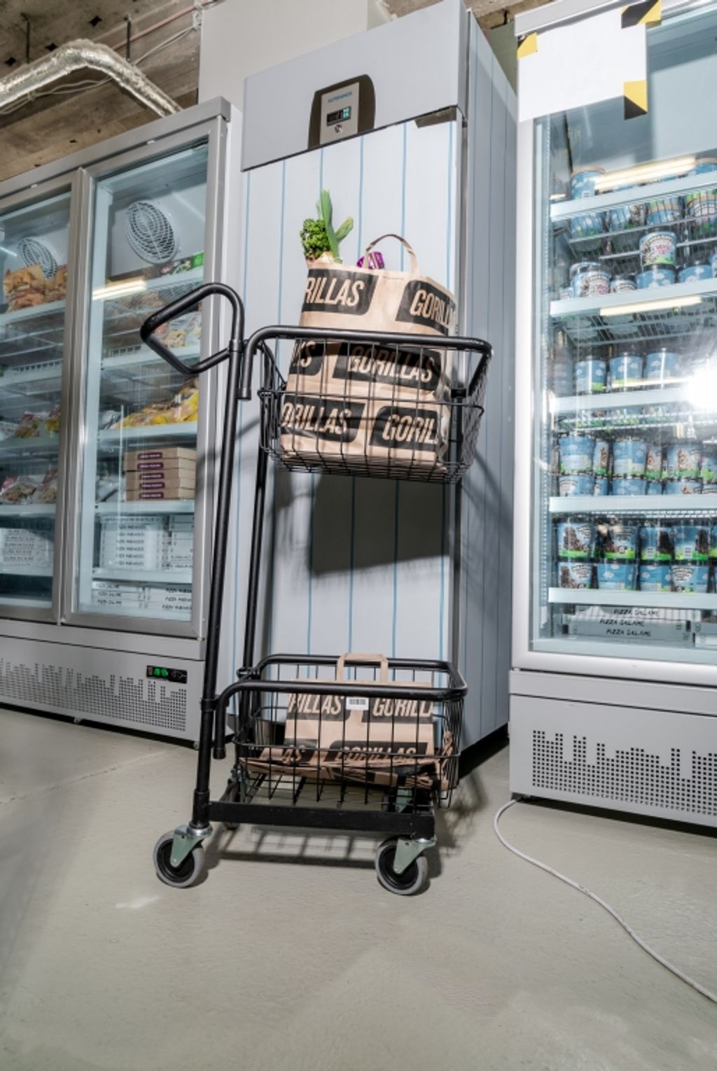 Uber Eats en Gorillas trekken samen op