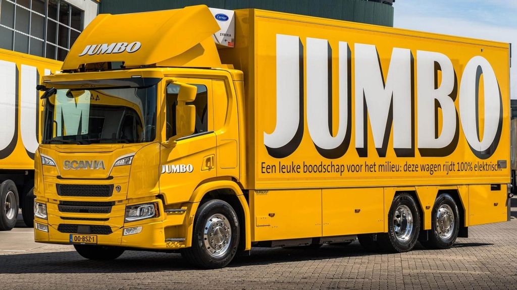 Jumbo zet in op elektrische bakwagen om binnensteden te blijven bereiken
