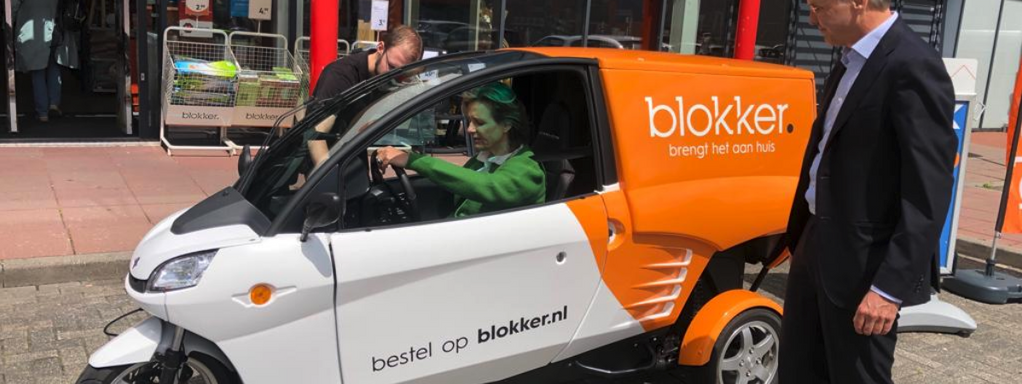 Blokker zet met elektrische bezorgdienst nieuwe groene stap