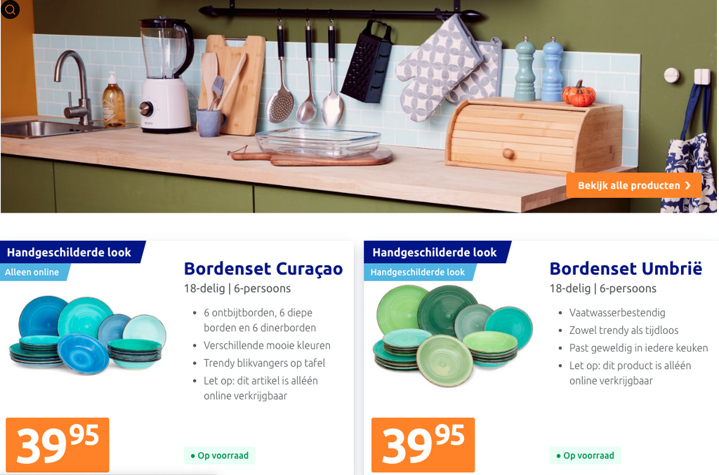 Webshop Action nu ook bereikbaar in België