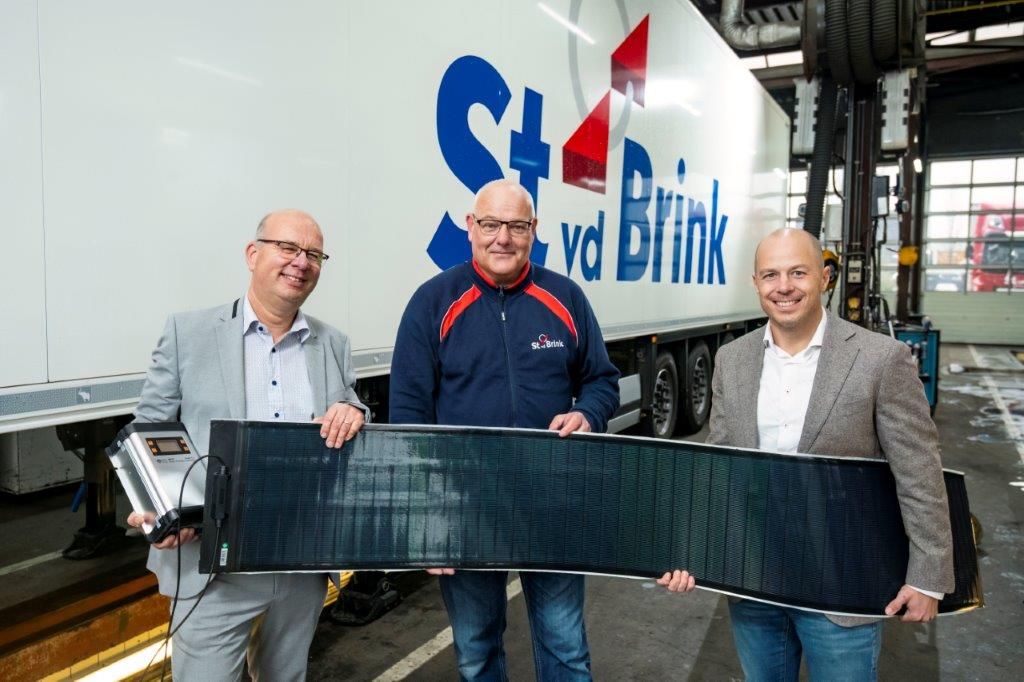 St. vd Brink pioniert met zonnecellen op vrachtwagens