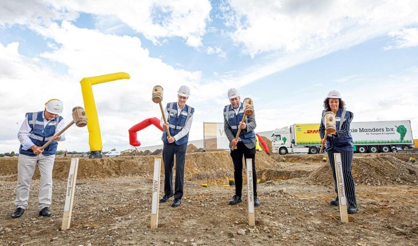 DHL bouwt nieuw distributiecentrum verder uit met 45.000 m2 vanwege groei ASML