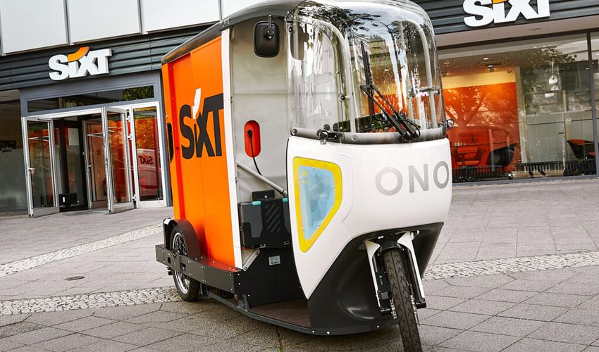 SIXT verhuurt elektrische vrachtfiets