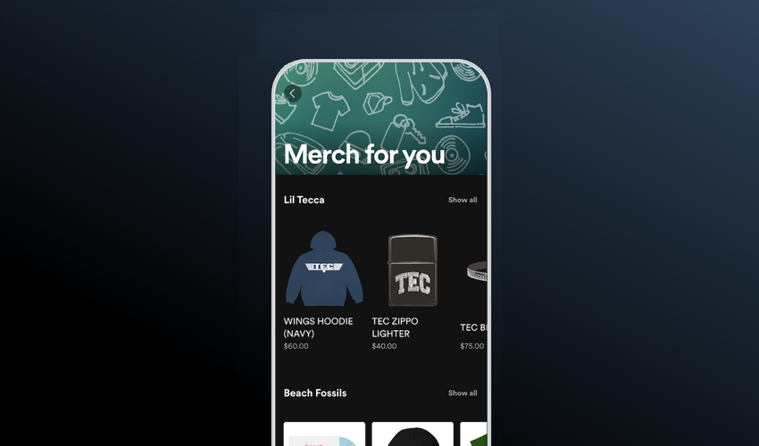Merchandise-shop moet artiesten meer laten verdienen aan Spotify
