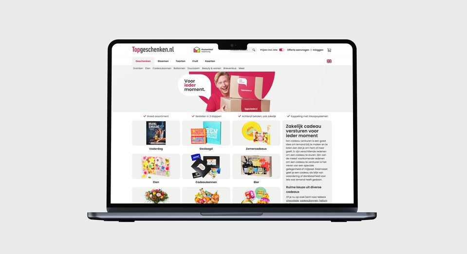 Topgeschenken opent negen distributiecentra door het land