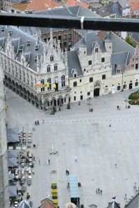 Uitzicht vanuit de St. Romboutstoren (97m)