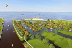 Watervilla's Friese Meren - Vogelvlucht