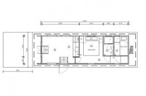 plattegrond Aquacabin de luxe