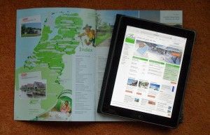 brochure en tablet