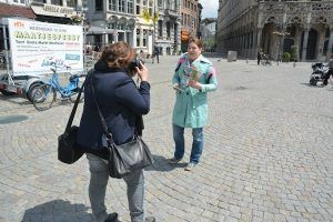 Vlogger van Gezinopreis.nl in actie