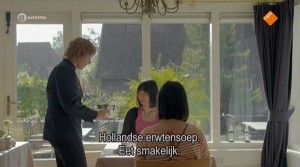 Erwtensoep als ontbijt in de zomer voor de Chinese gasten