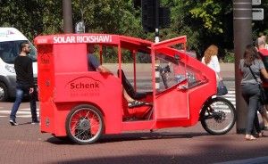 taxi op zonne-energie