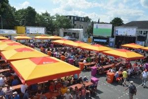 Wedren (aankomstplein) om kwart over een