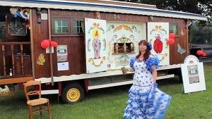 woonwagen met draaiorgel