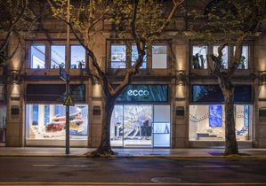 Bij Ecco in Shanghai komen schoenen en kunst samen