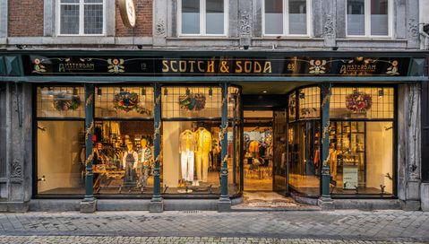 Welkom in het monumentale pand van Scotch & Soda