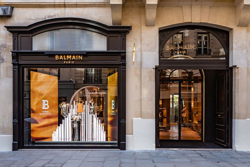 Dit nieuwe storedesign van Balmain is een blauwdruk voor de toekomst