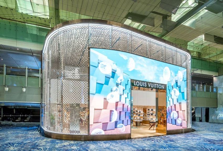 De spectaculaire entree van Louis Vuitton