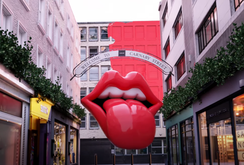 The Rolling Stones opent winkel in hartje Londen
