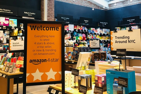 Amazon stopt met pop-up stores, focust op 4-star
