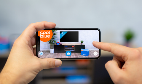 Coolblue gebruikt augmented reality voor tv's