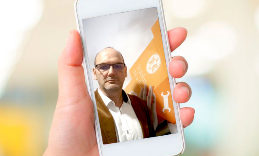 De selfie van Expert-ceo Dik Pijl