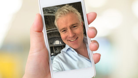 De selfie van Flinders-oprichter Geert-Jan Smits