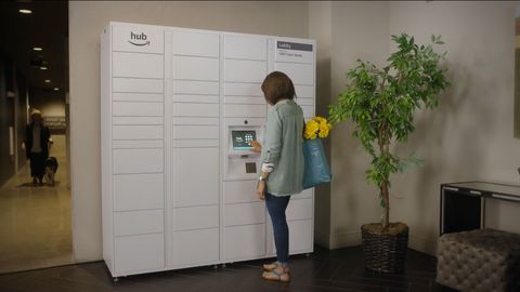 Dit is Amazons pakketautomaat voor flats