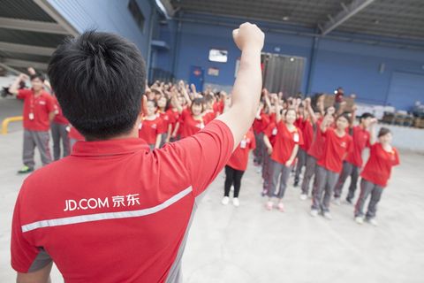 Na Amazon en Alibaba is daar nu JD.com