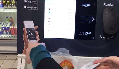 Betalen in de tankshop van de toekomst