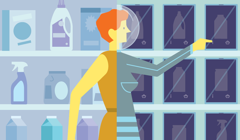 Deze producten vind je in het supermarktschap in 2065