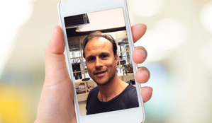 De selfie van Victor van Nieuwenhuizen