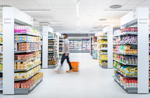In deze supermarkt vindt de klant eenvoudig zijn weg