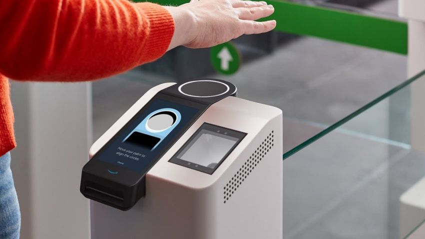 Amazon lanceert betalen met handpalm