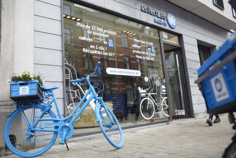 Colruyt opent afhaalpunt voor fietsers en voetgangers