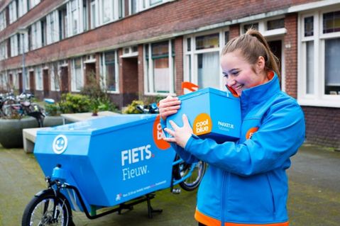 Coolblue bezorgt nu ook in België per fiets