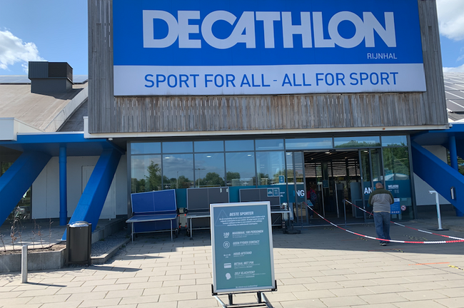 Hoe Decathlon stoeit met de anderhalvemetereconomie
