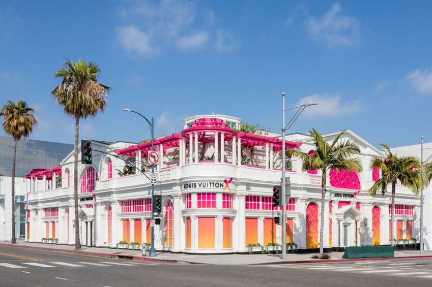 Zo geeft Louis Vuitton kleur aan Rodeo Drive